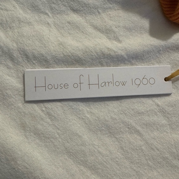 NWT House of Harlow orange cross tank size s - Picture 3 of 3